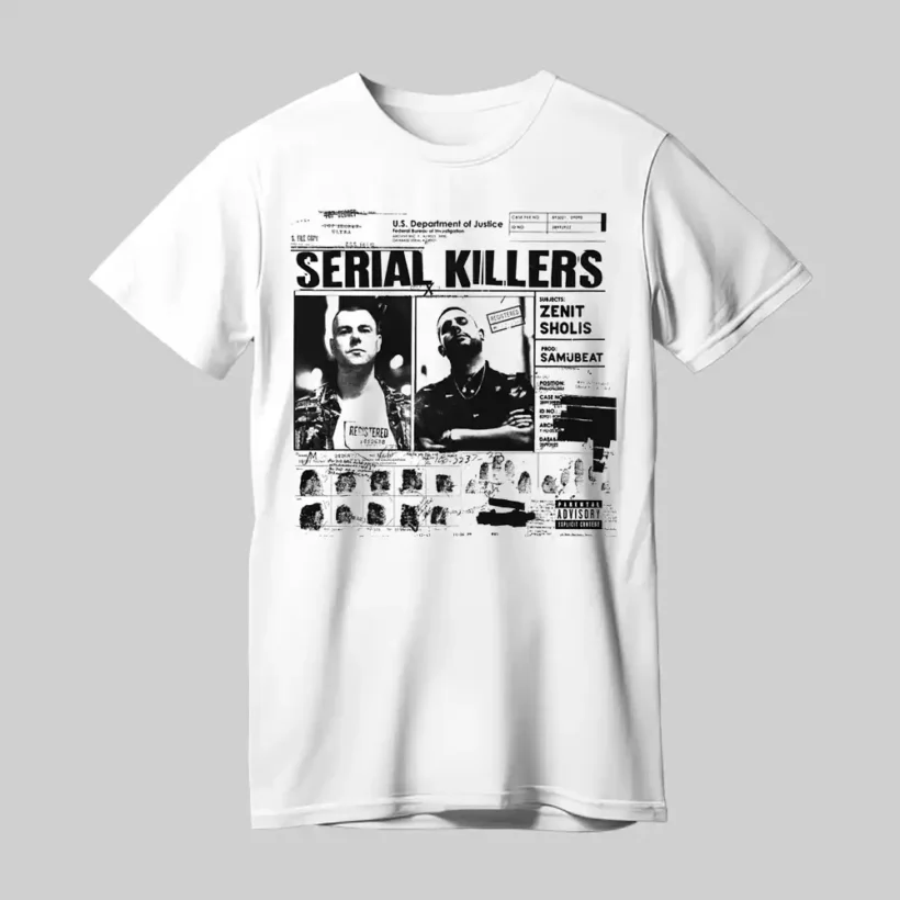 Camiseta Portada Serial Killers